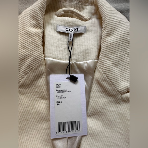 NWT Ganni Ridgewood Blazer - Picture 9 of 10